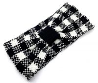 Bandeau KELLY noir/blanc