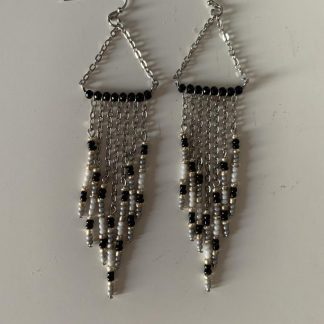 Boucles PERLE argenté